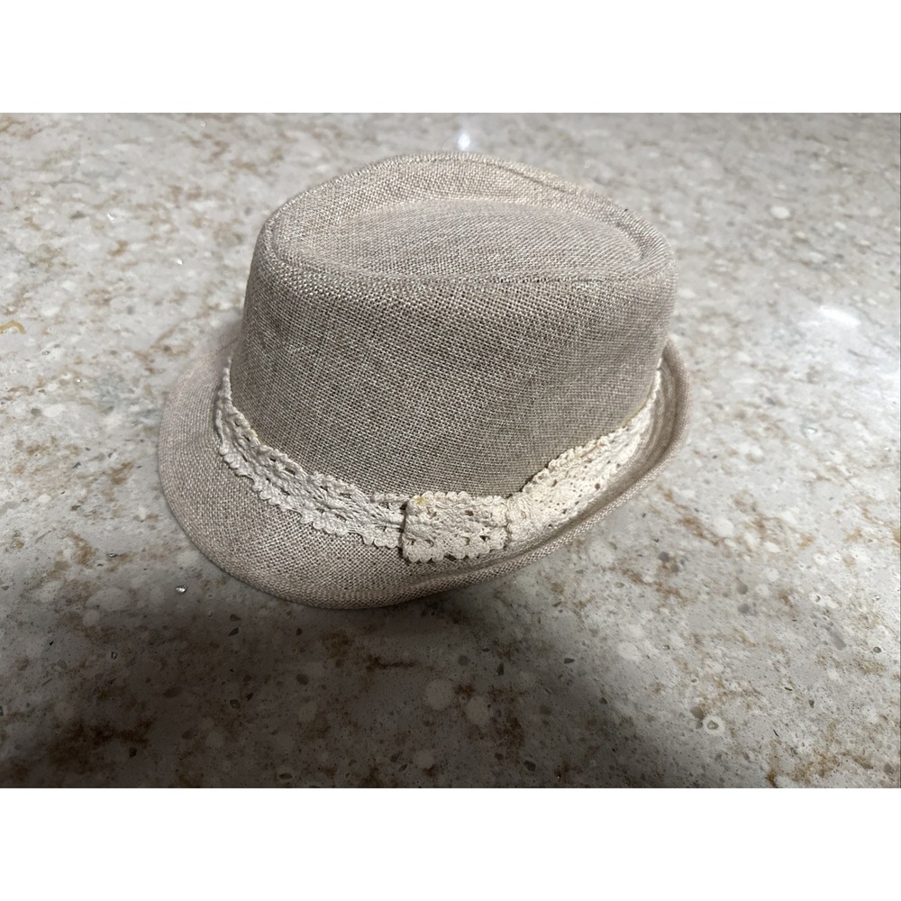 AMiCi‎ Accessories Fedora Hat Lace Band One Size Festival Bohemian Resortwear